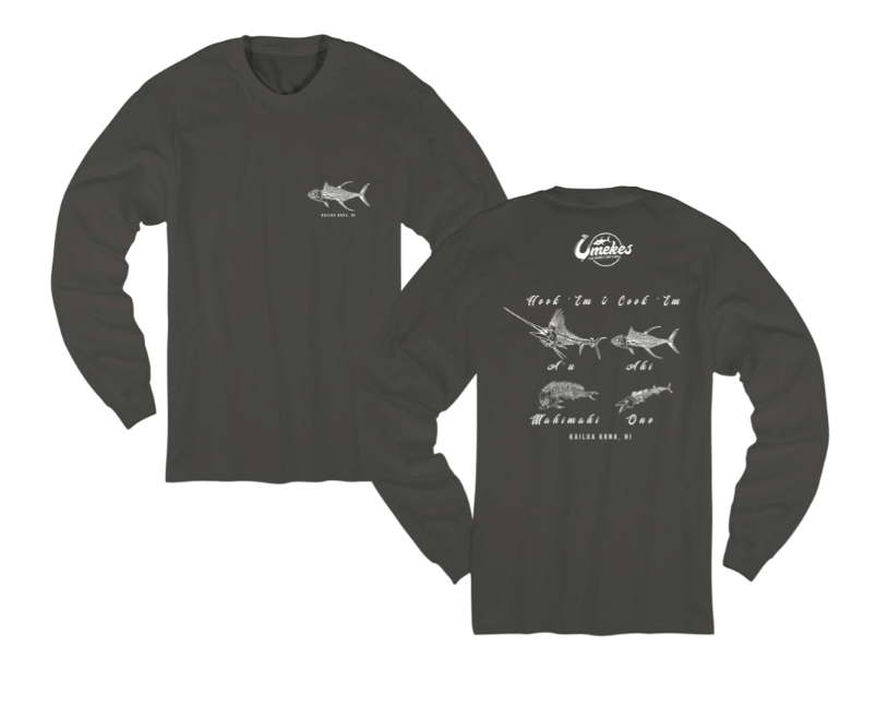 Hook em Charcoal Longsleeve