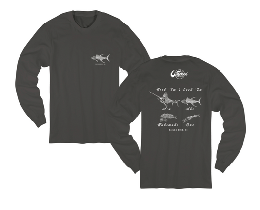 Hook em Charcoal Longsleeve