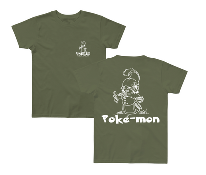 Poke-Mon Olive Kids Tee