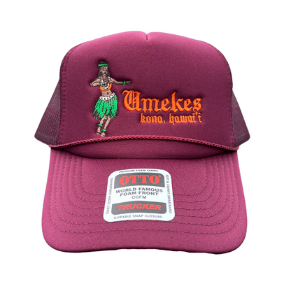 Umeke’s Hula Girl Foam Trucker Hat