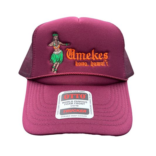 Umeke’s Hula Girl Foam Trucker Hat