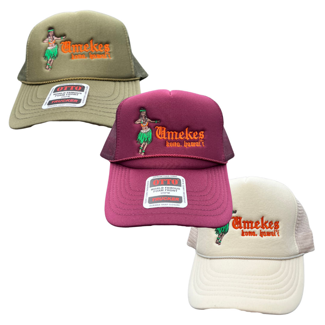 Umeke’s Hula Girl Foam Trucker Hat