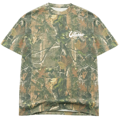 White Oversized Aloha Served Daily Camo Shirt